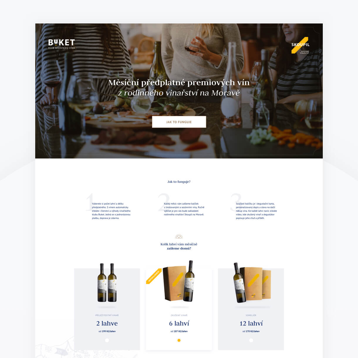 Design landing page